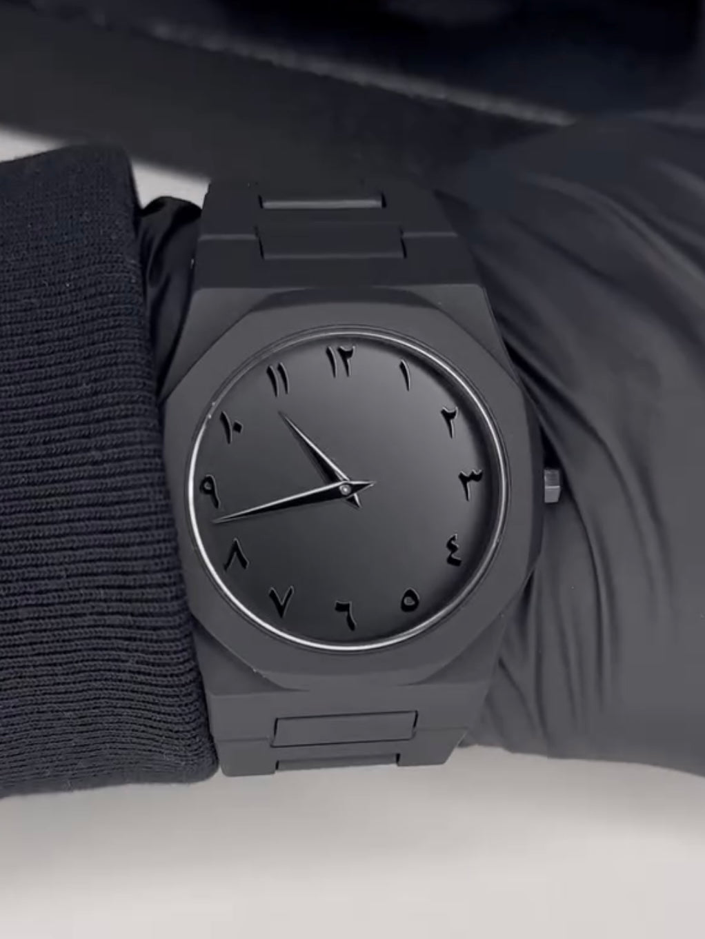 Black Arabic Watch